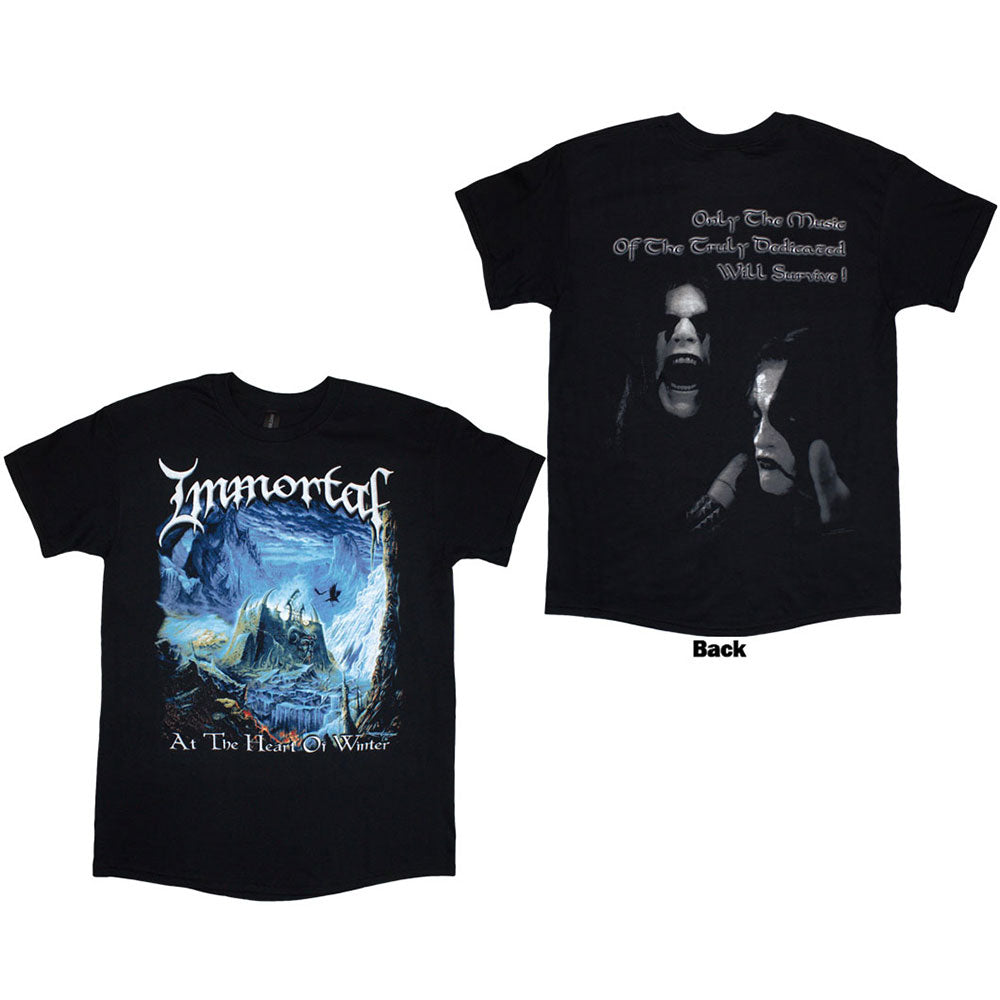 IMMORTAL Attractive T-Shirt, At The Heart Of Winter