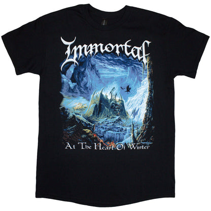 IMMORTAL Attractive T-Shirt, At The Heart Of Winter