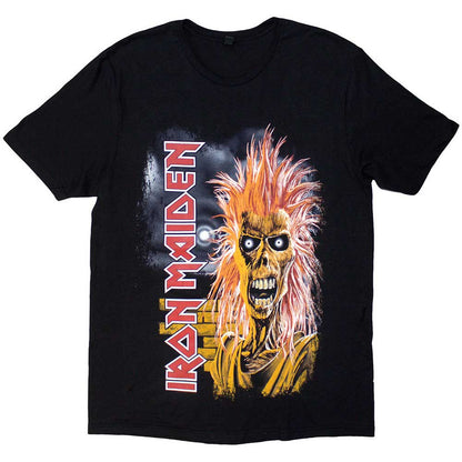 IRON MAIDEN Attractive T-Shirt, First Album Track List V.3.