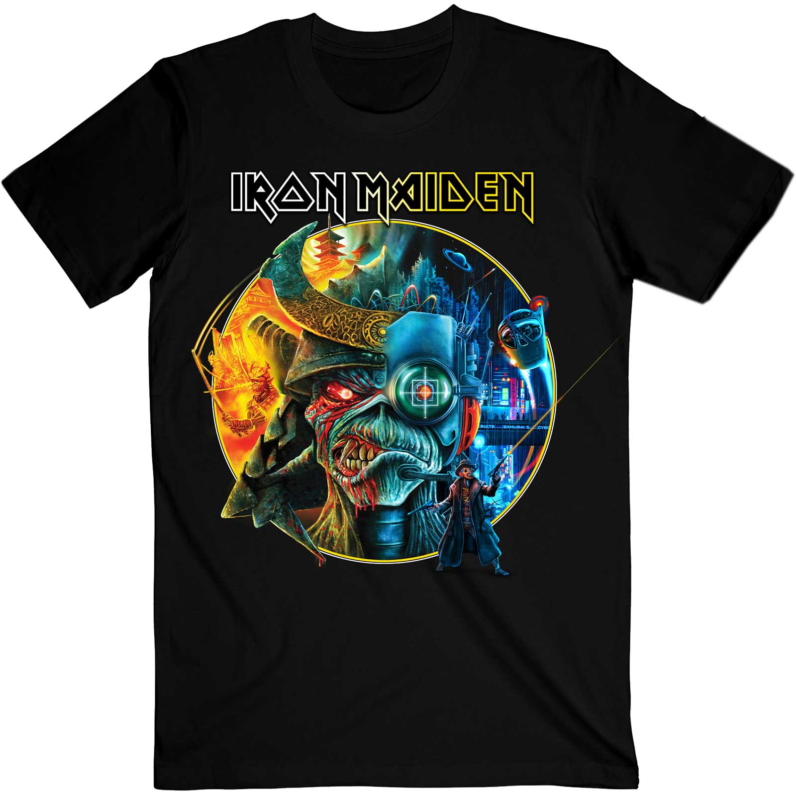 IRON MAIDEN Attractive T-Shirt, The Future Past Tour &