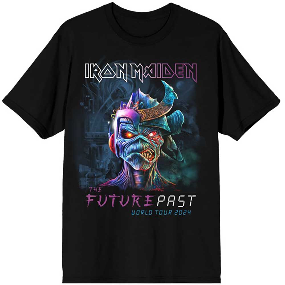 IRON MAIDEN Attractive T-Shirt, The Future Past World Tour &