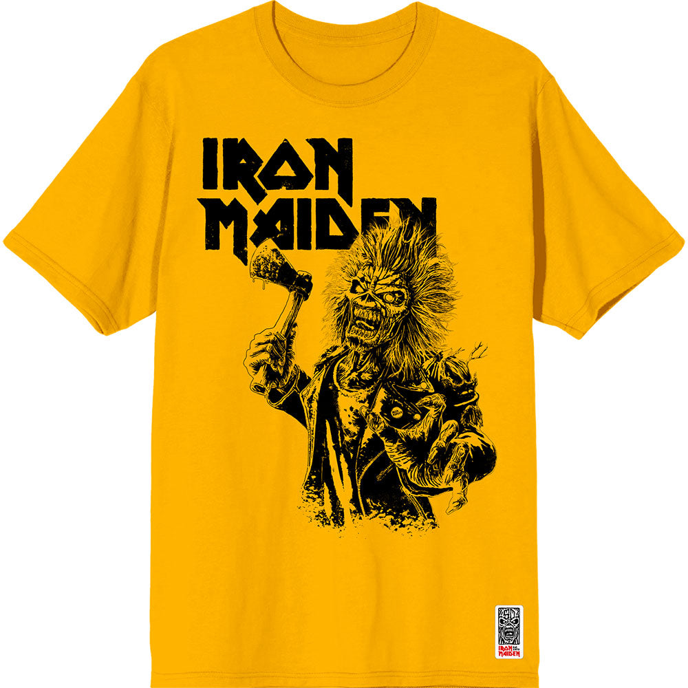 IRON MAIDEN Attractive T-Shirt, Est. 1975 Eddie Axe