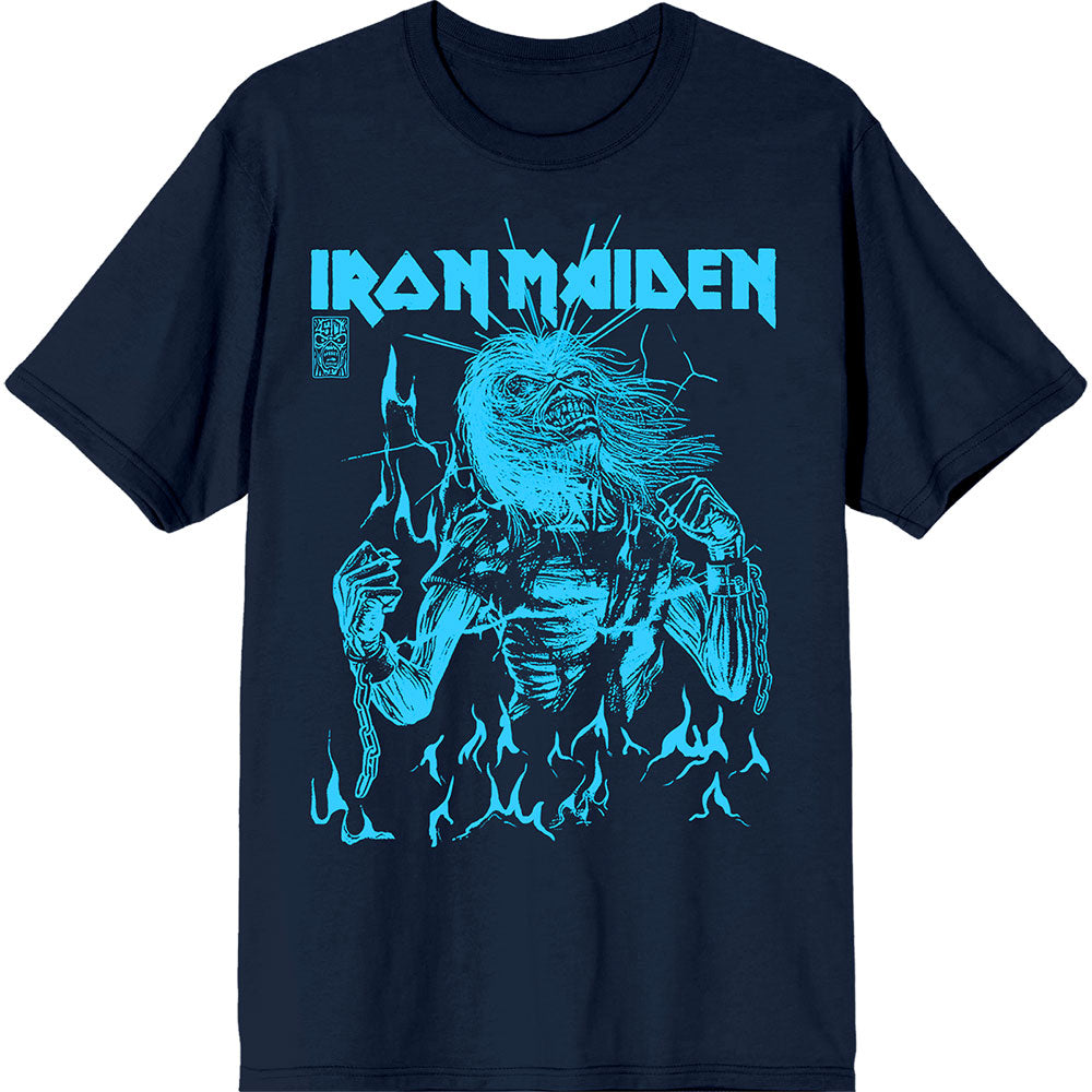 IRON MAIDEN Attractive T-Shirt, 50 Life After Death Flames