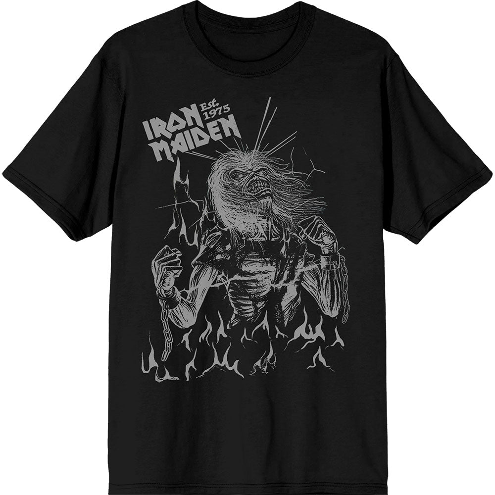 IRON MAIDEN Attractive T-Shirt, Est. 1975 Life After Death