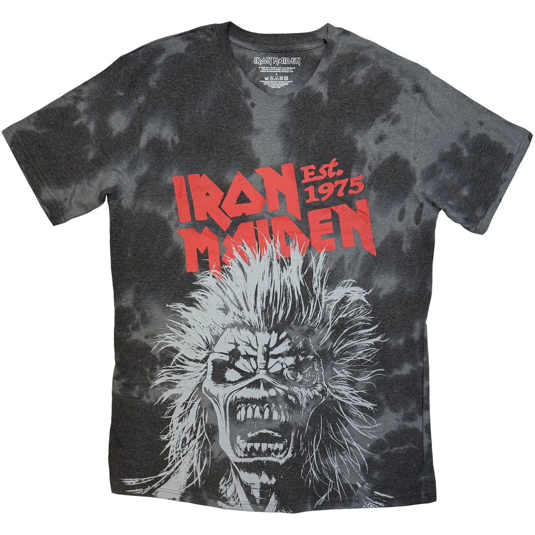 IRON MAIDEN Attractive T-Shirt, Jumbo Scream Head