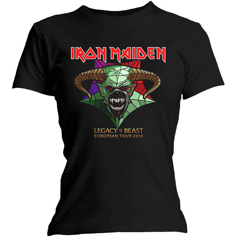 IRON MAIDEN Attractive T-Shirt, Legacy Of The Beast Tour