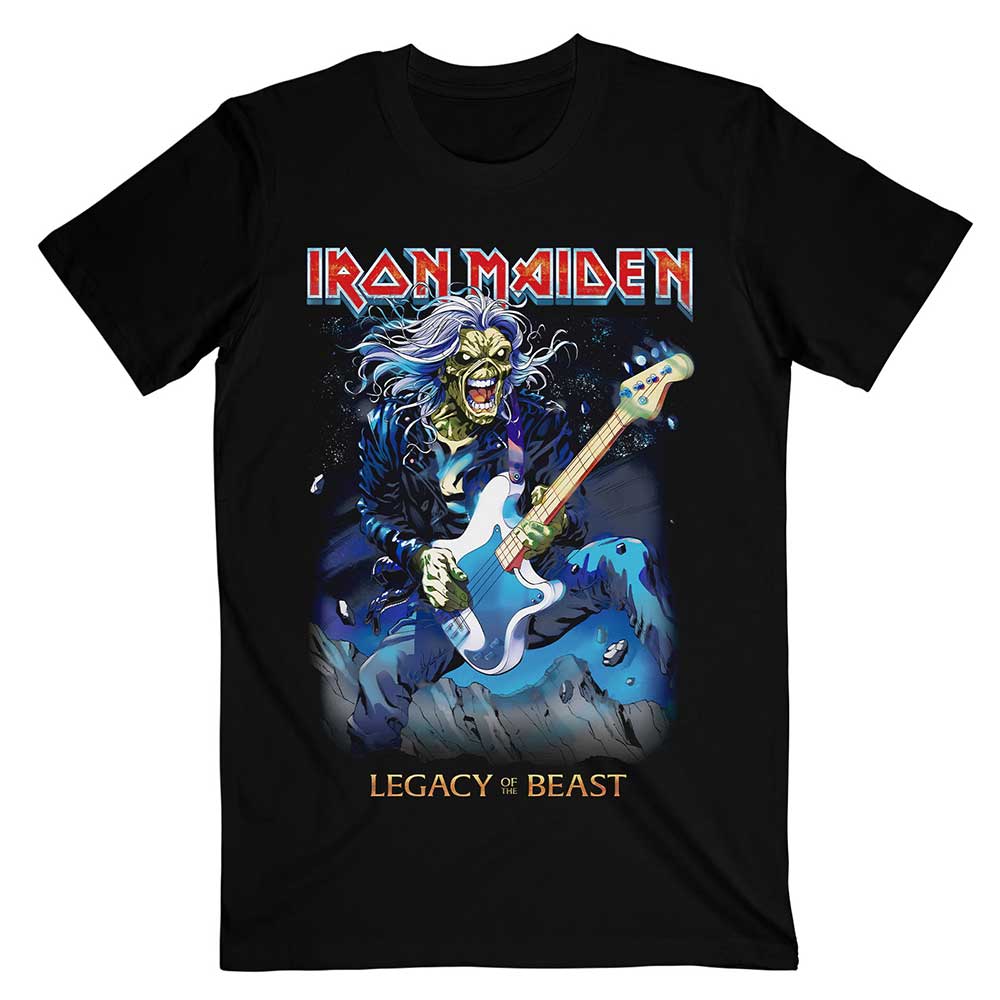 IRON MAIDEN Attractive T-Shirt, Eddie on Bass