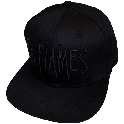 IN FLAMES Snapback Cap, Black Logo