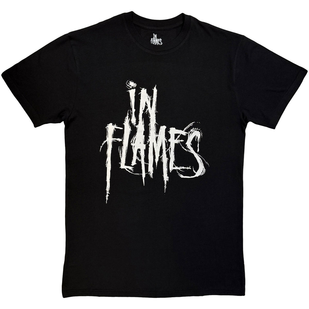IN FLAMES Attractive T-Shirt, Logo Mono