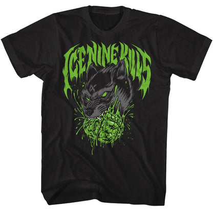 ICE NINE KILLS Eye-Catching T-Shirt, Brain Wolf