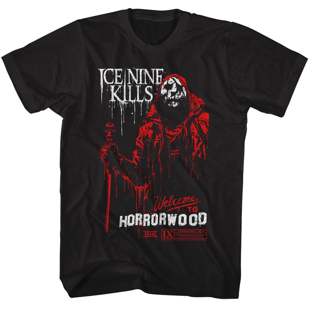 ICE NINE KILLS Eye-Catching T-Shirt, Welcome to Horrorwood