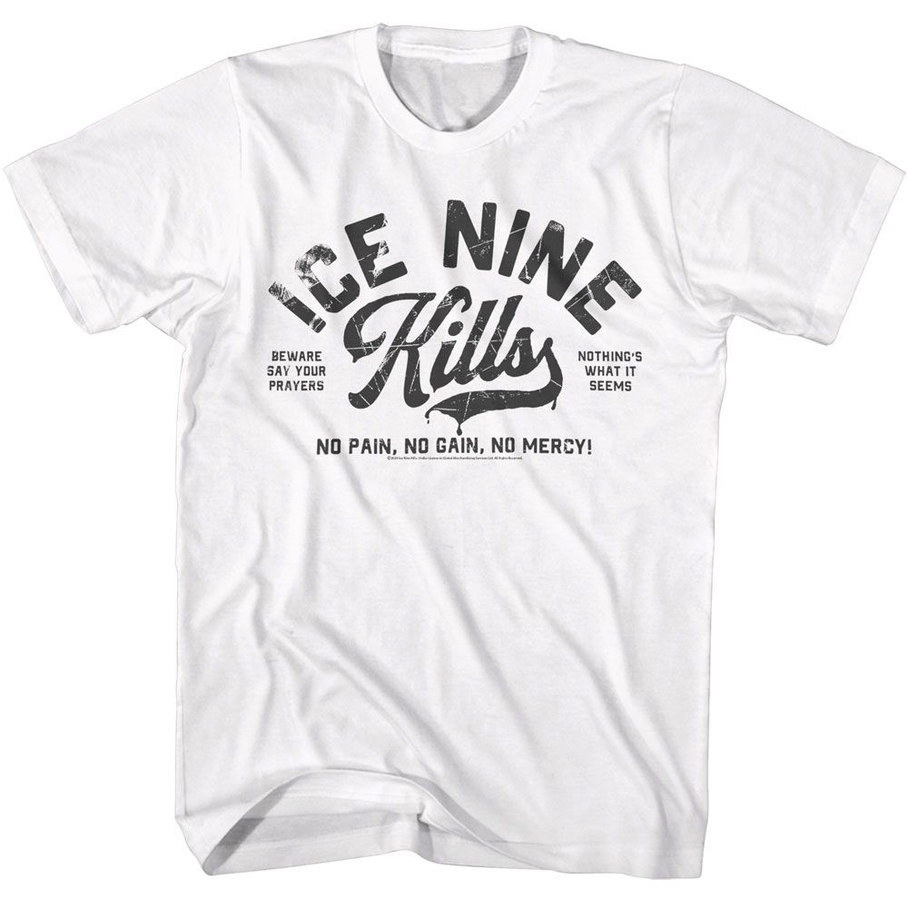 ICE NINE KILLS Eye-Catching T-Shirt, No Pain No Gain