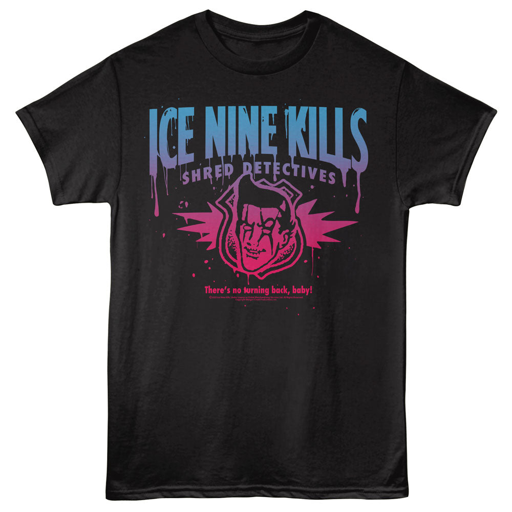 ICE NINE KILLS Eye-Catching T-Shirt, SHRED DETECTIVES