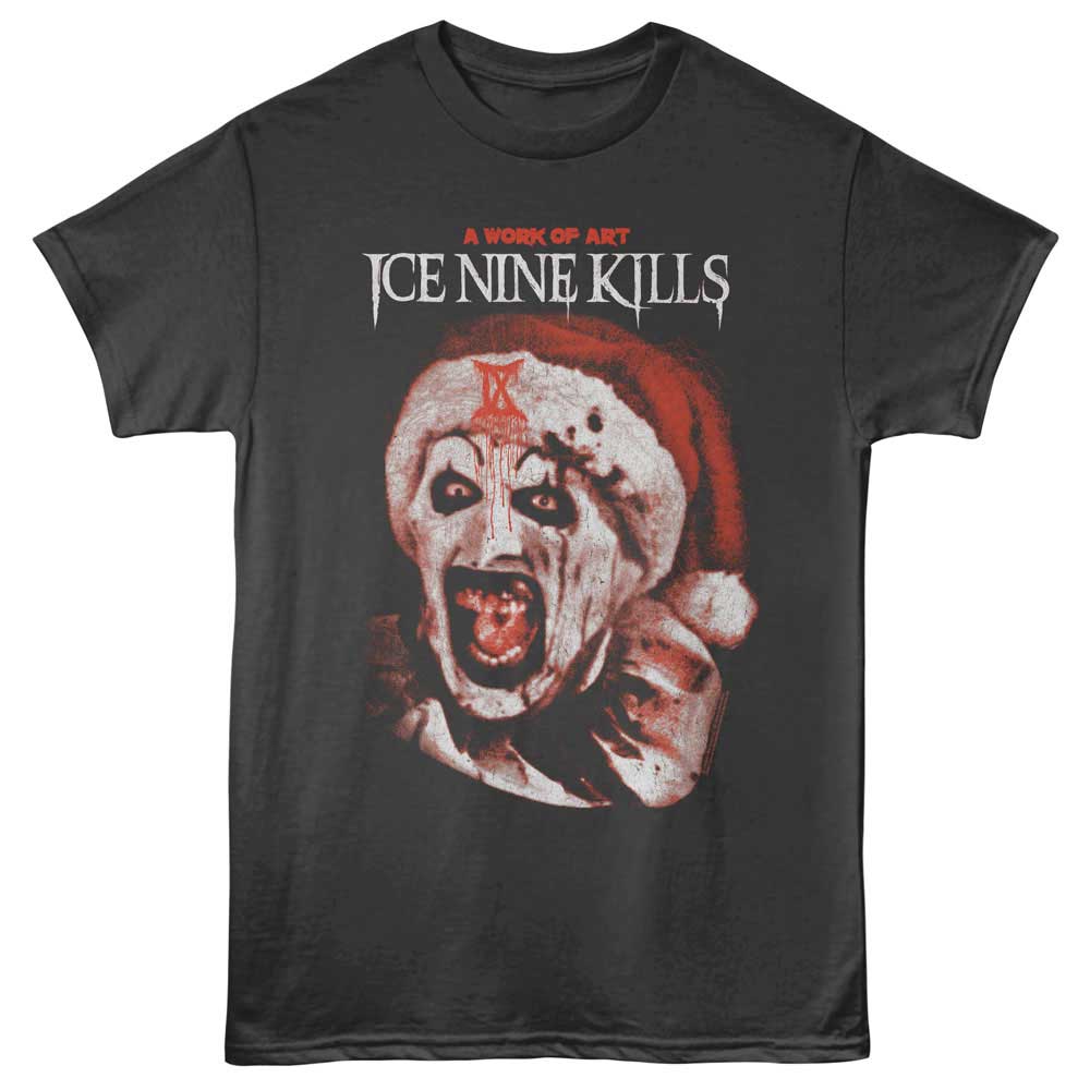 ICE NINE KILLS Eye-Catching T-Shirt, TERRIFIER SANTA HAT