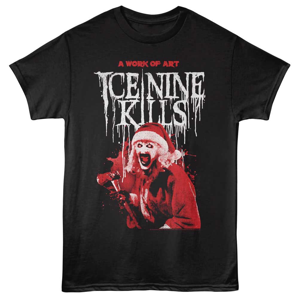 ICE NINE KILLS Eye-Catching T-Shirt, CHRISTMAS AXE