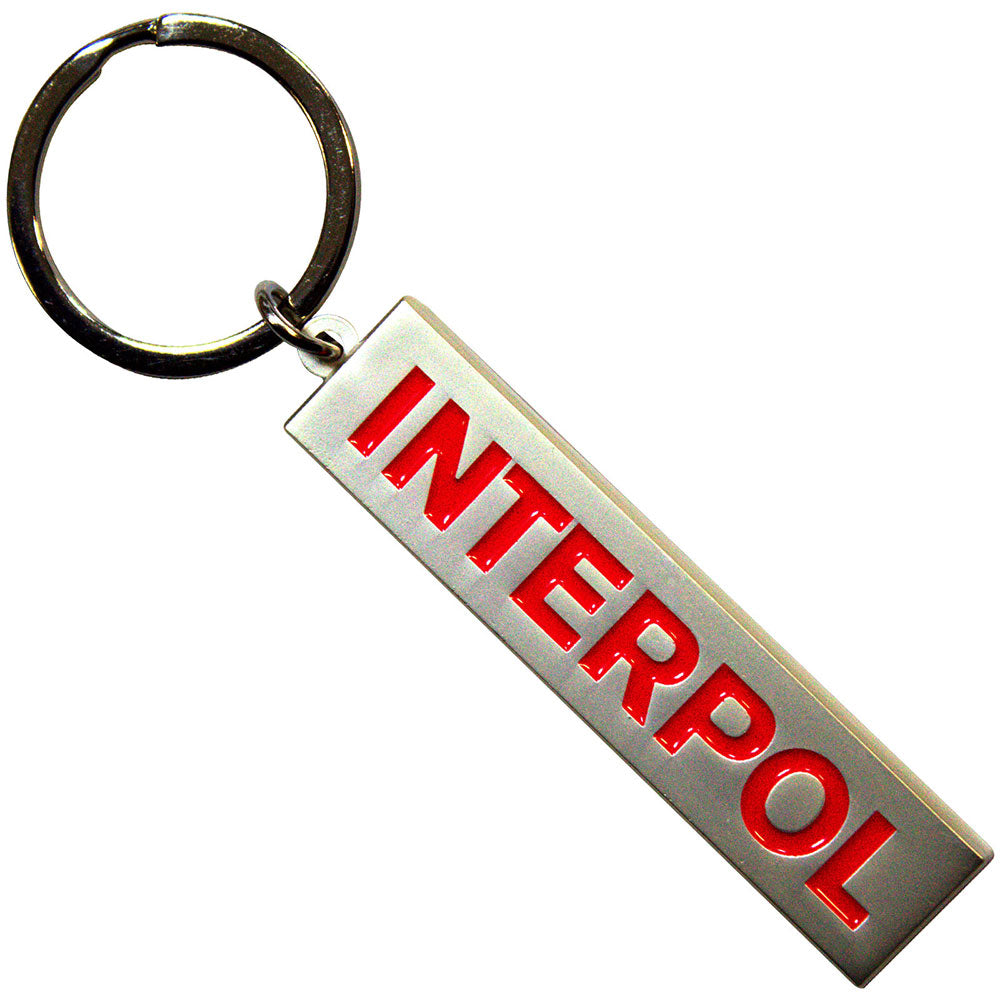 INTERPOL Keychain, Text Logo