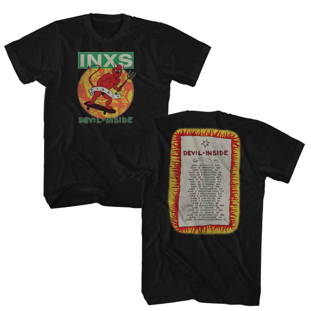 INXS Eye-Catching T-Shirt, Devil Inside Tour