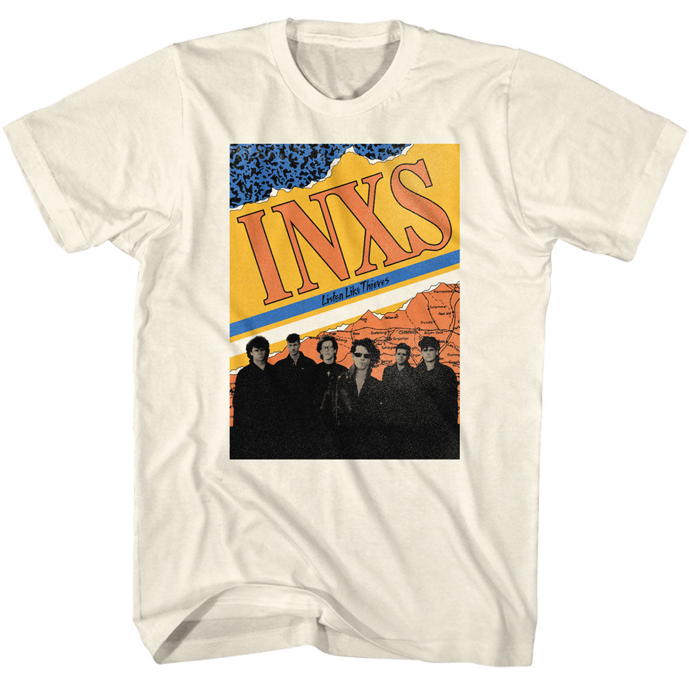 INXS Eye-Catching T-Shirt, Listen Like Thieves