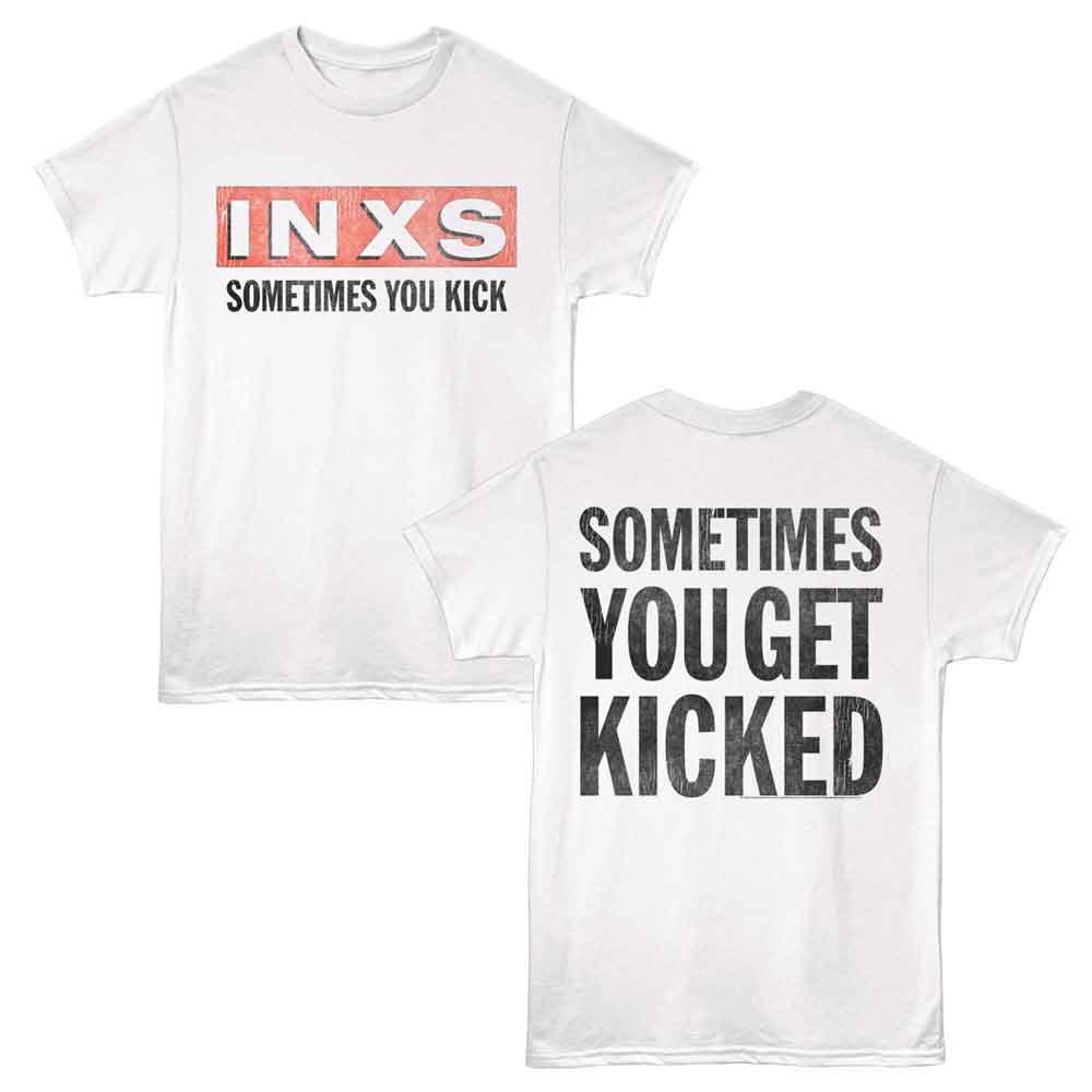 INXS Eye-Catching T-Shirt, SOMETIMES YOU KICK