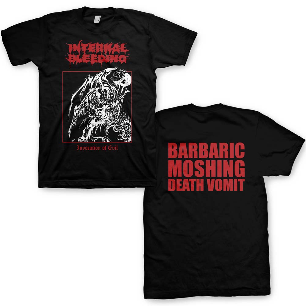 INTERNAL BLEEDING Powerful T-Shirt, Invocation of Evil – Authentic Band ...