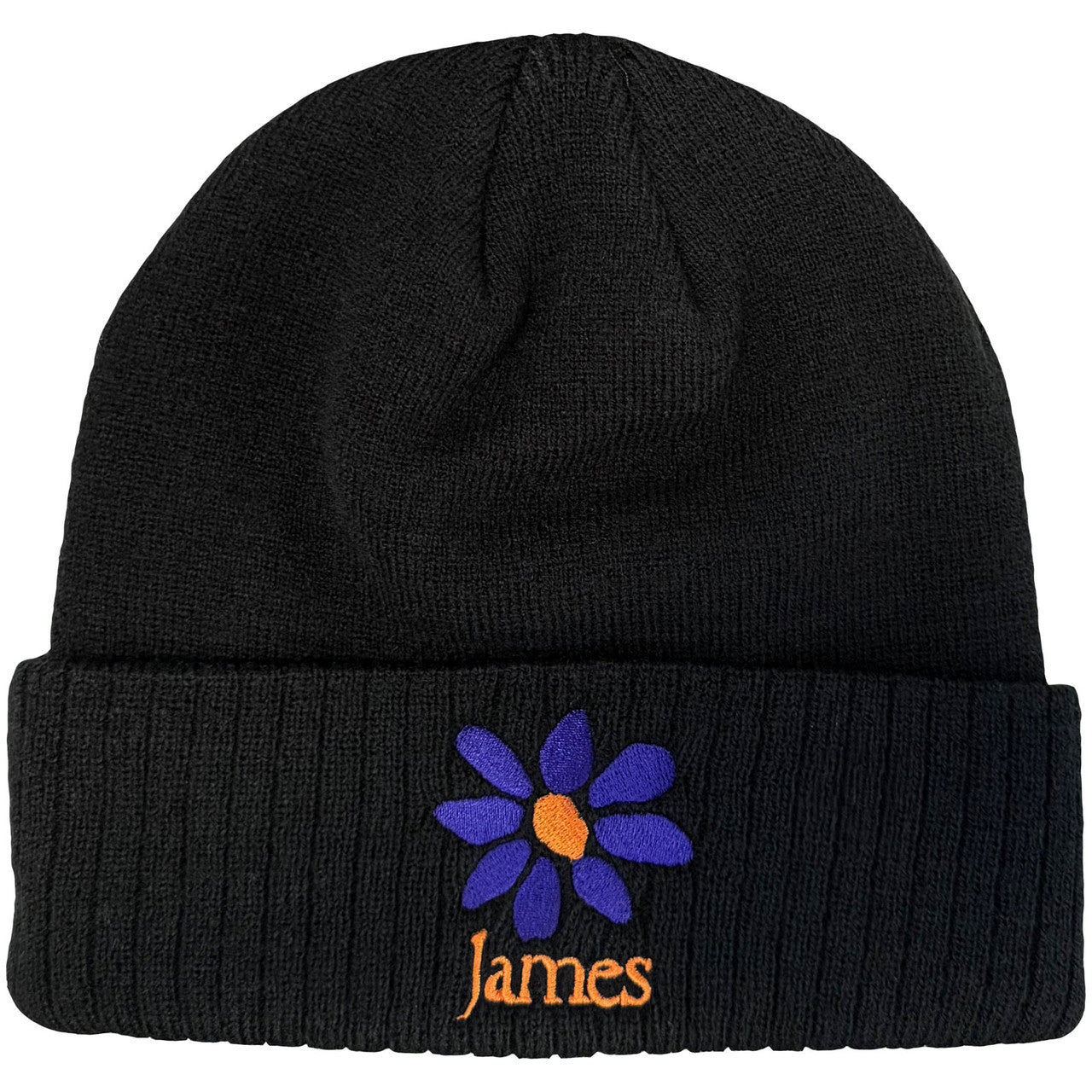 JAMES Attractive Beanie Hat, Purple Daisy