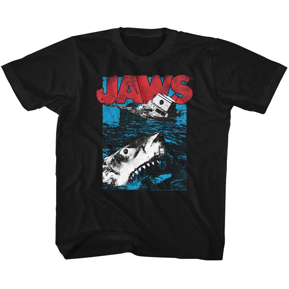 JAWS Eye-Catching T-Shirt, GREAT WHT