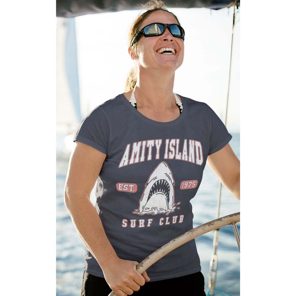 JAWS Eye-Catching T-Shirt, Surf Club Collegiate