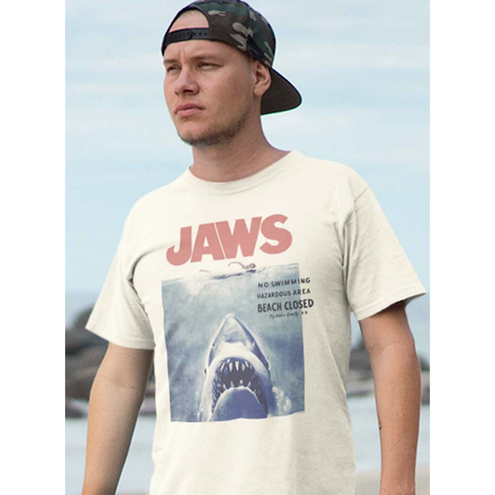 JAWS Eye-Catching T-Shirt, No Swimming