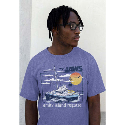 JAWS Eye-Catching T-Shirt, Amity Island Regatta