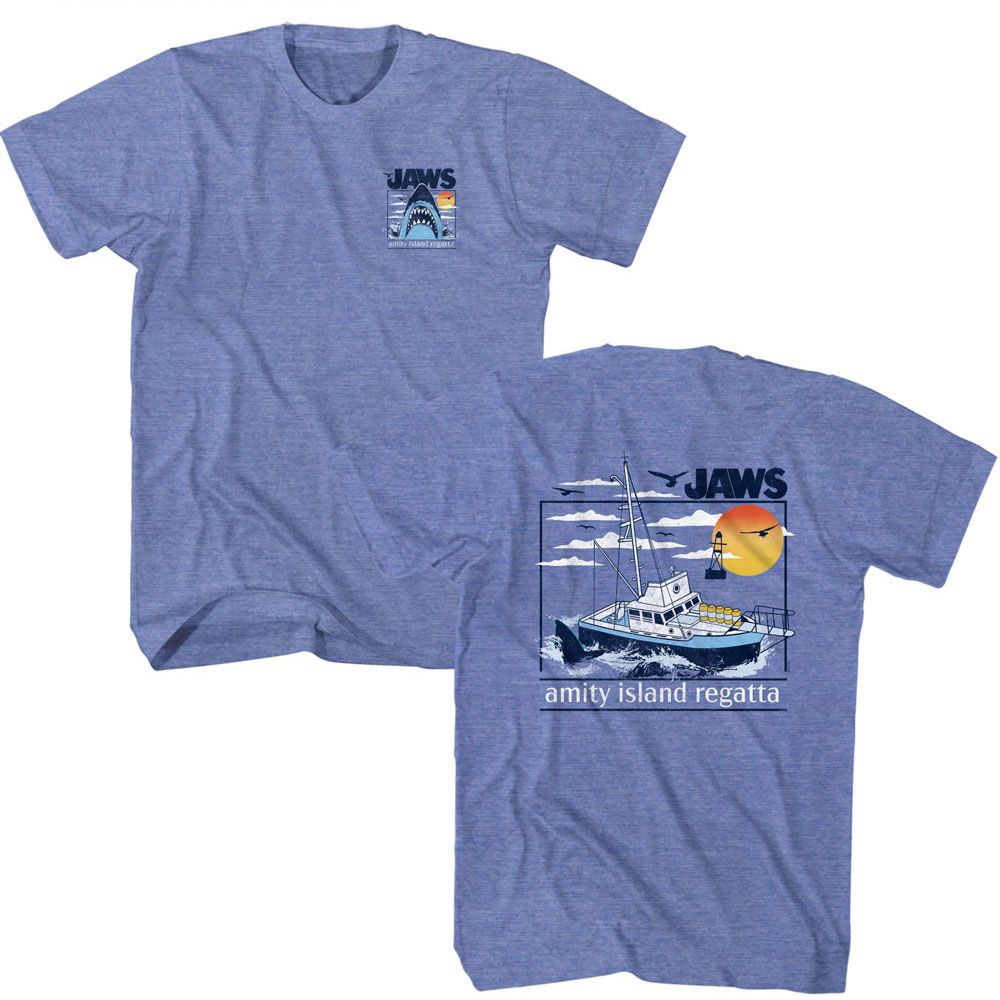 JAWS Eye-Catching T-Shirt, Amity Island Regatta