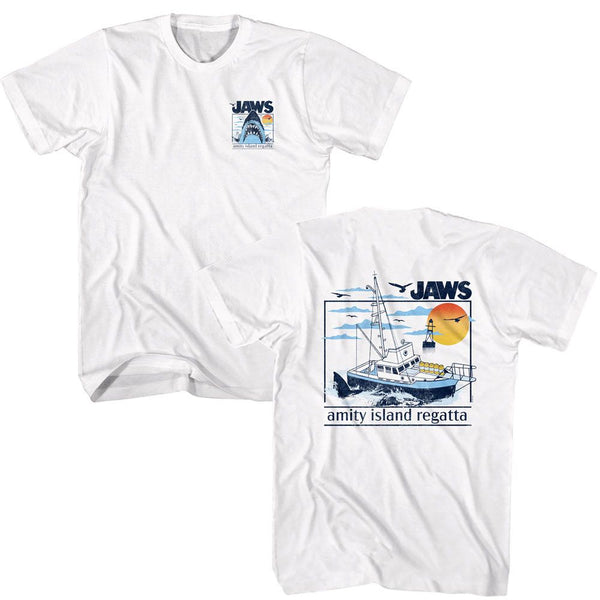 JAWS Eye-Catching T-Shirt, Amity Island Regatta