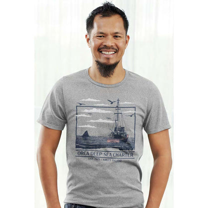 JAWS Eye-Catching T-Shirt, Orca Deep Sea Boat