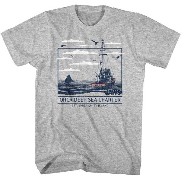 JAWS Eye-Catching T-Shirt, Orca Deep Sea Boat