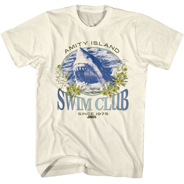 JAWS Eye-Catching T-Shirt, Swim Club 1975