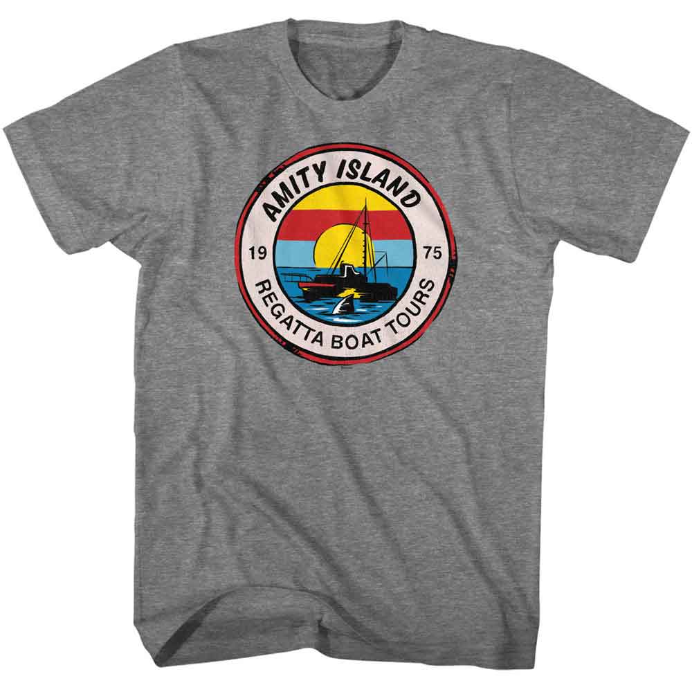 JAWS Eye-Catching T-Shirt, REGATTA BOAT TOURS