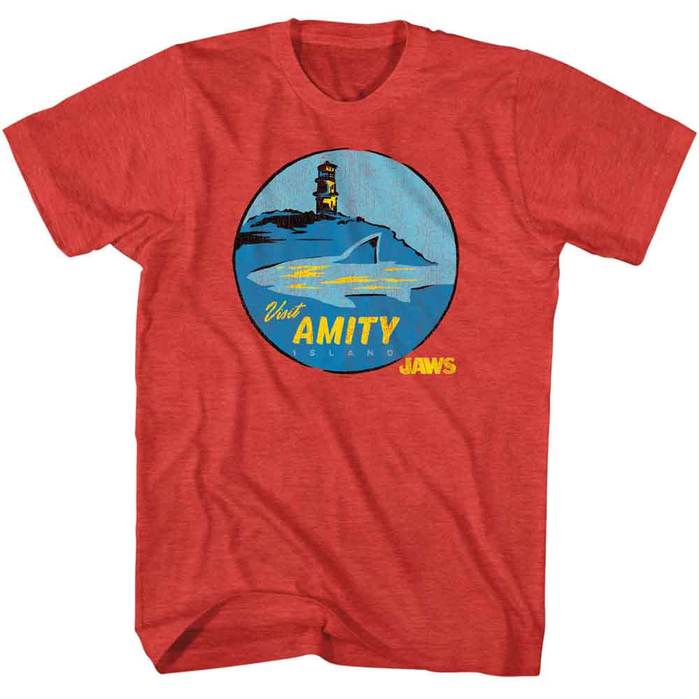 JAWS Eye-Catching T-Shirt, VISIT AMITY