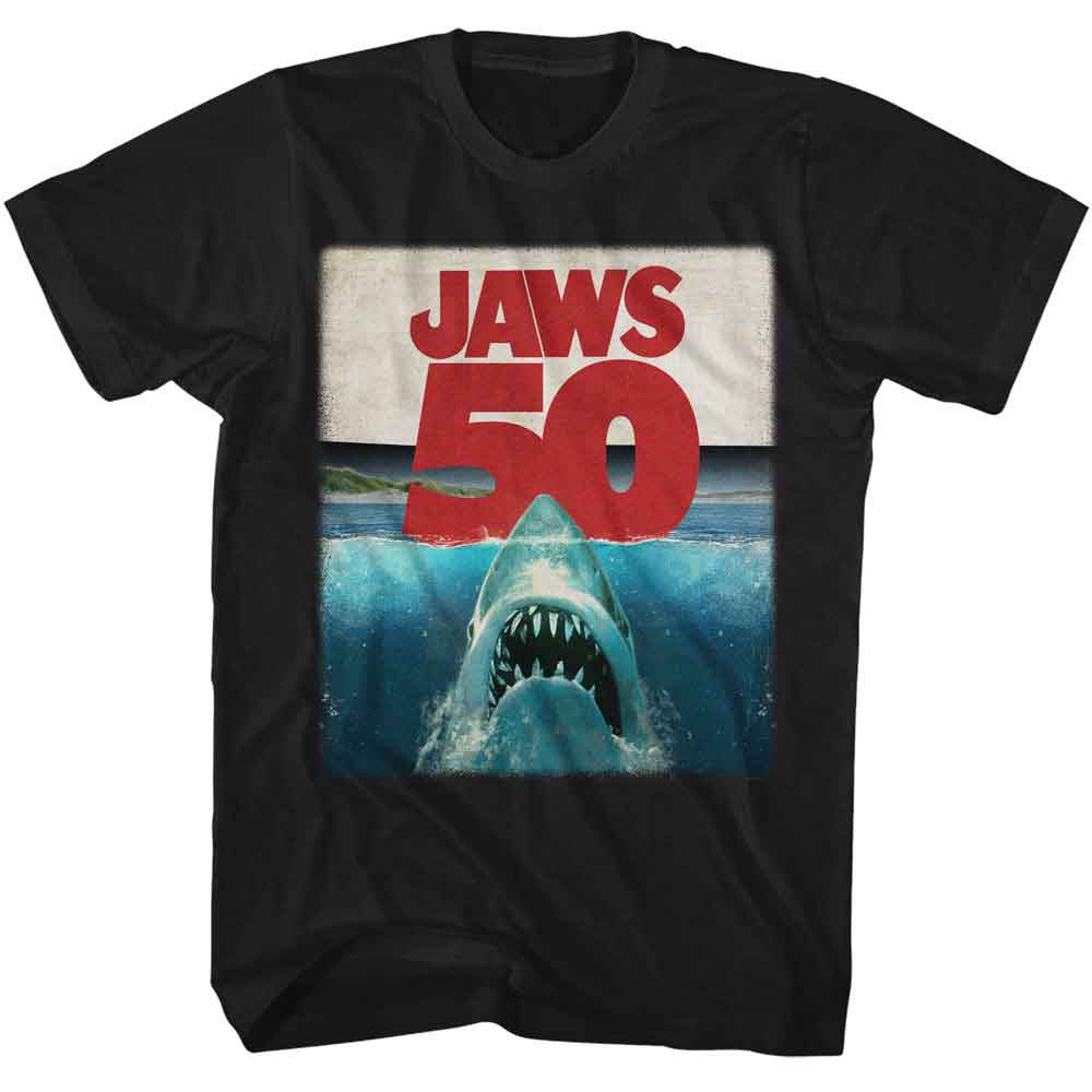 JAWS Eye-Catching T-Shirt, 50TH SHARK