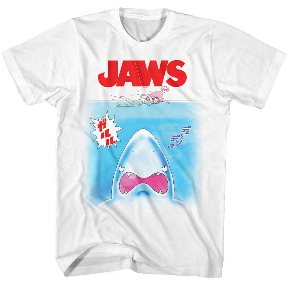 JAWS Eye-Catching T-Shirt, RETRO ANIME