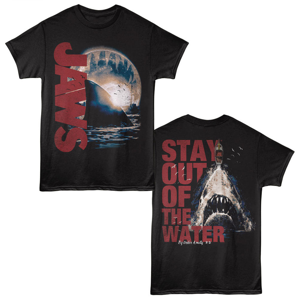 JAWS Eye-Catching T-Shirt, OUT OF THE WATER