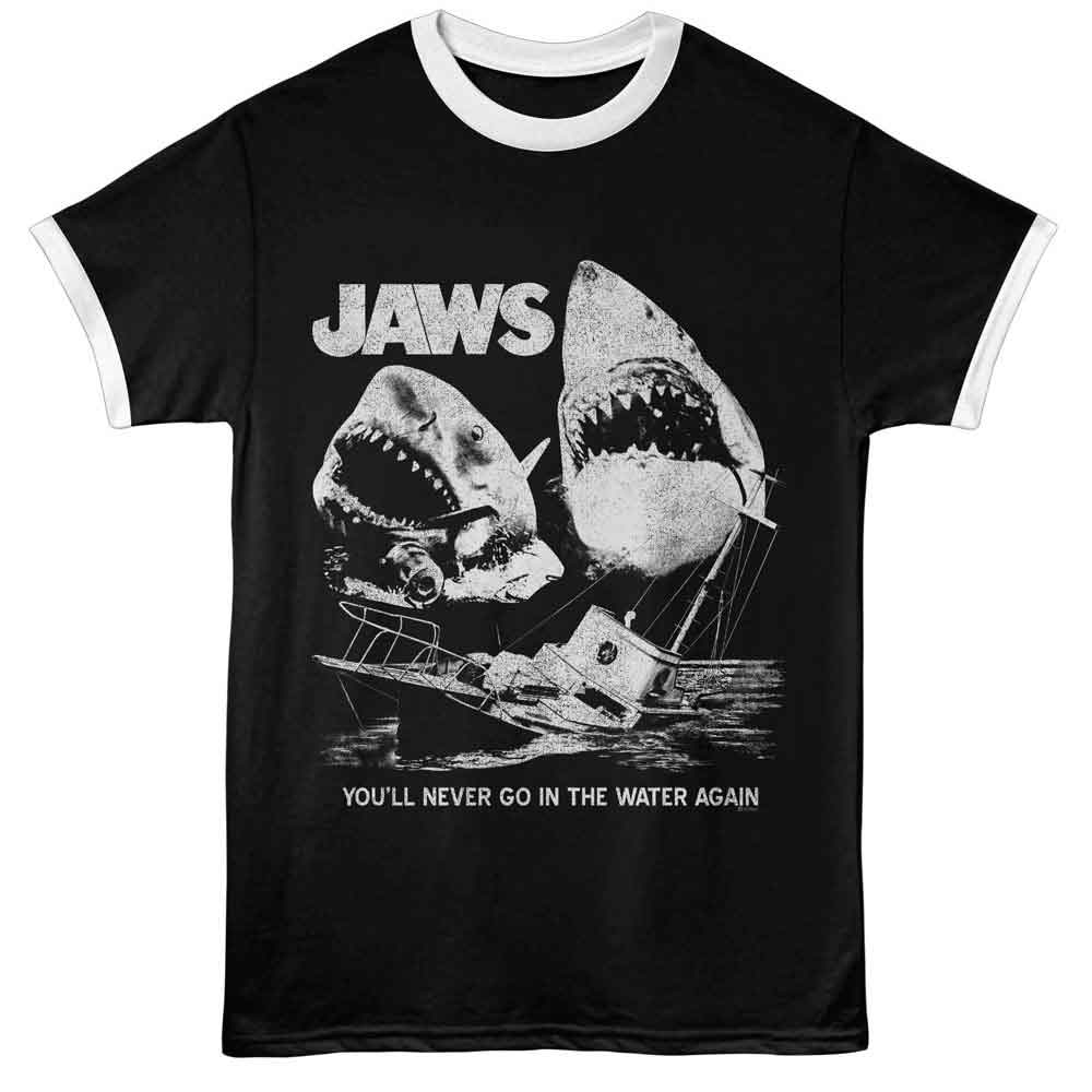 JAWS Ringer T-Shirt, MOVIE STILLS