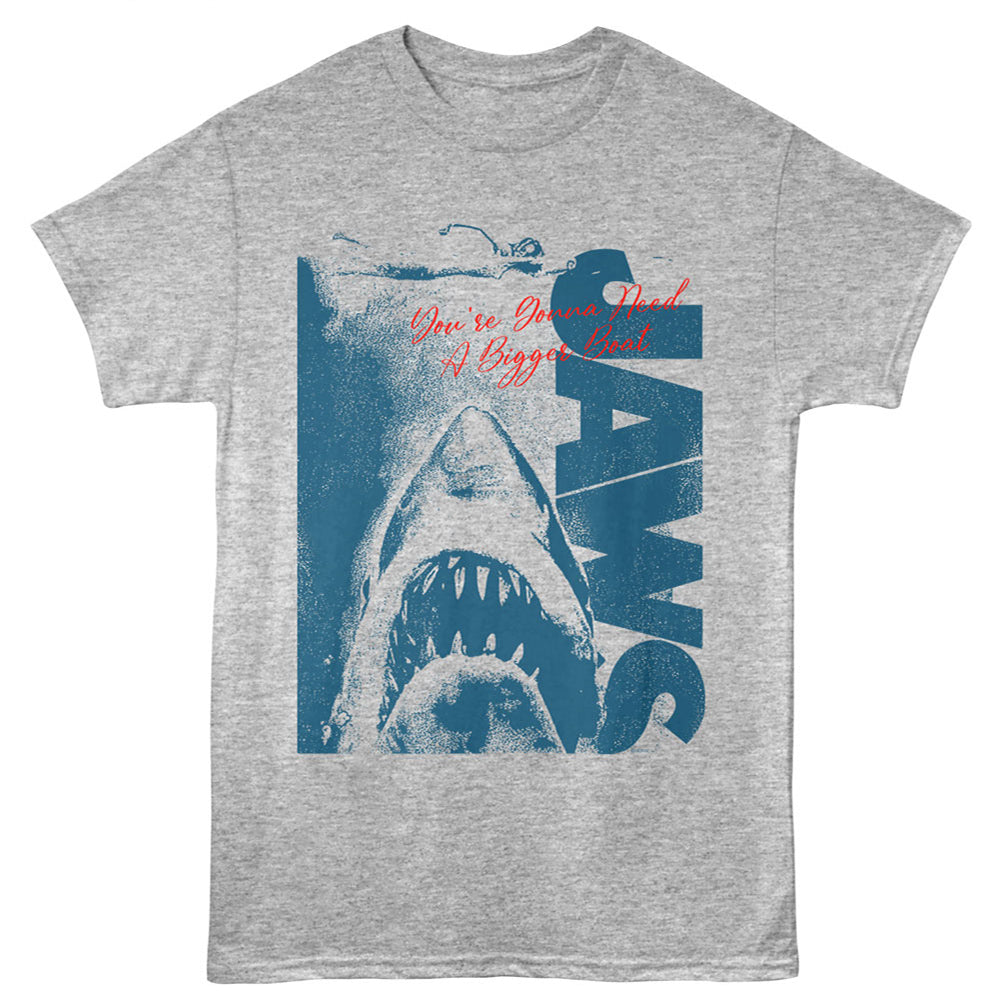 JAWS Eye-Catching T-Shirt, TWO TONE