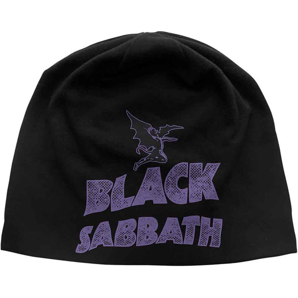 BLACK SABBATH Attractive Beanie Hat, Logo & Devil