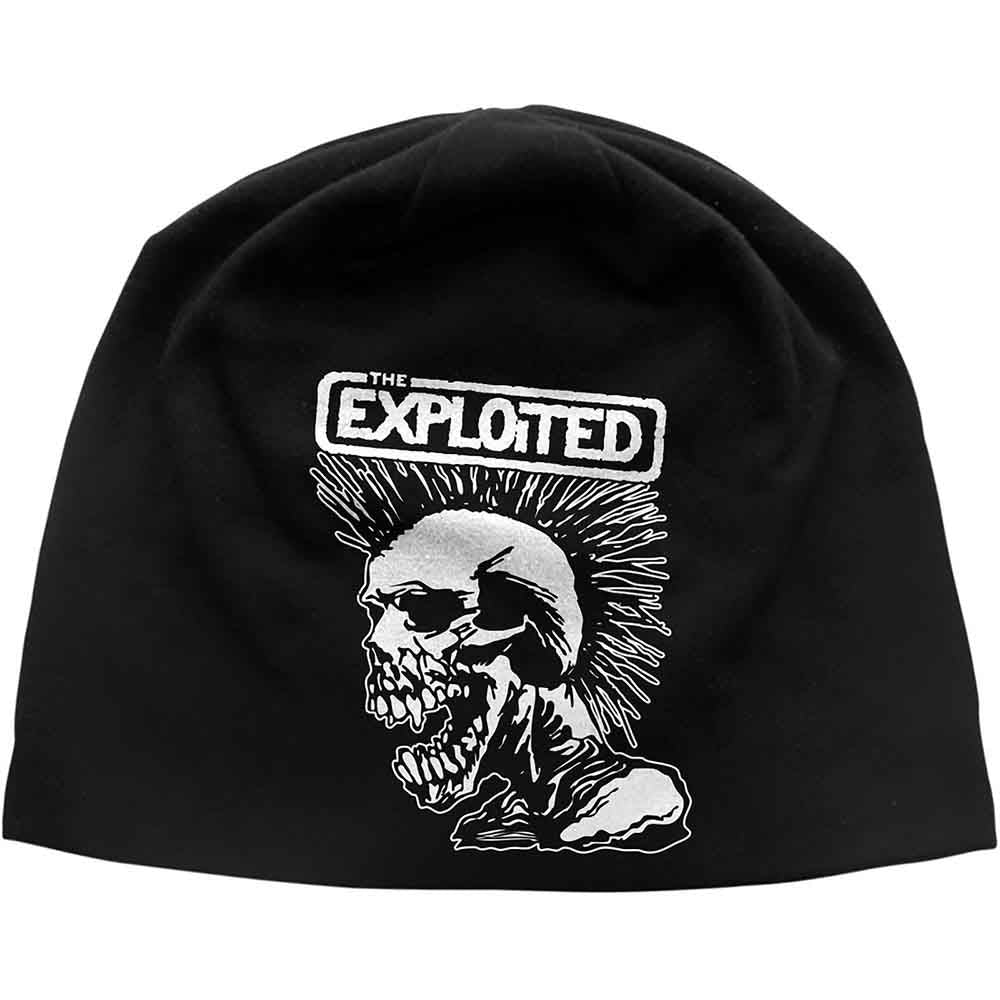 THE EXPLOITED Attractive Beanie Hat, Mohican Skull