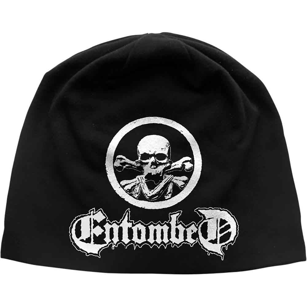 ENTOMBED Attractive Beanie Hat, Skull logo