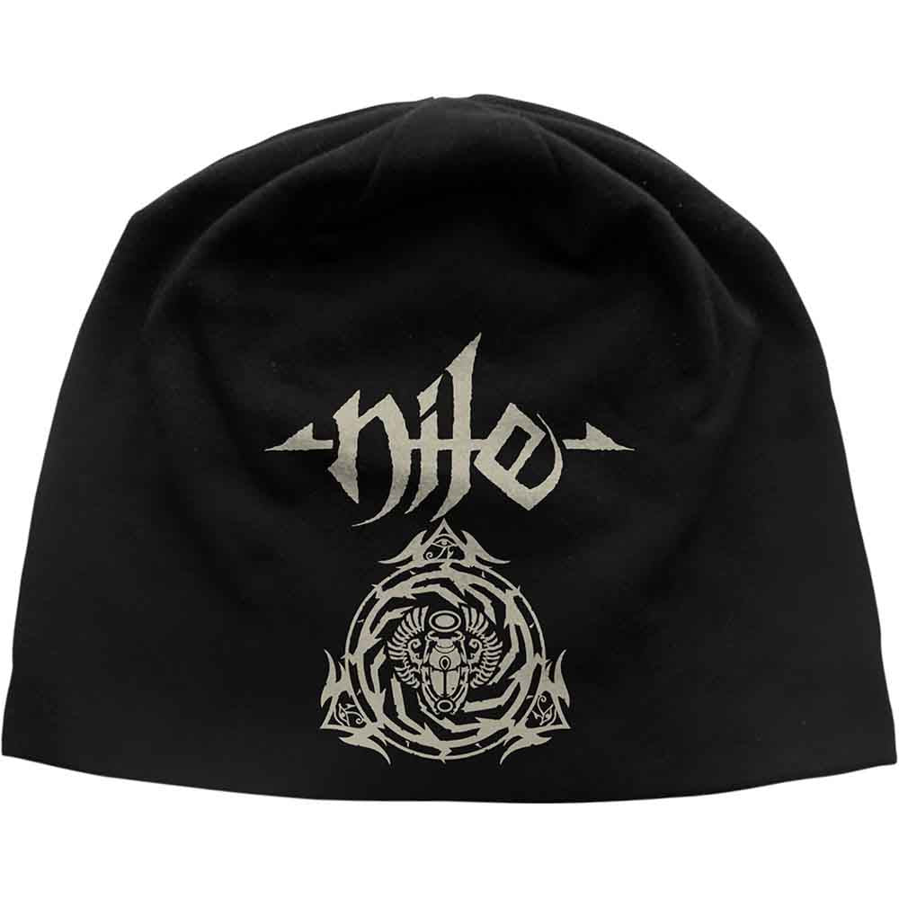 NILE Attractive Beanie Hat, Scarab Logo