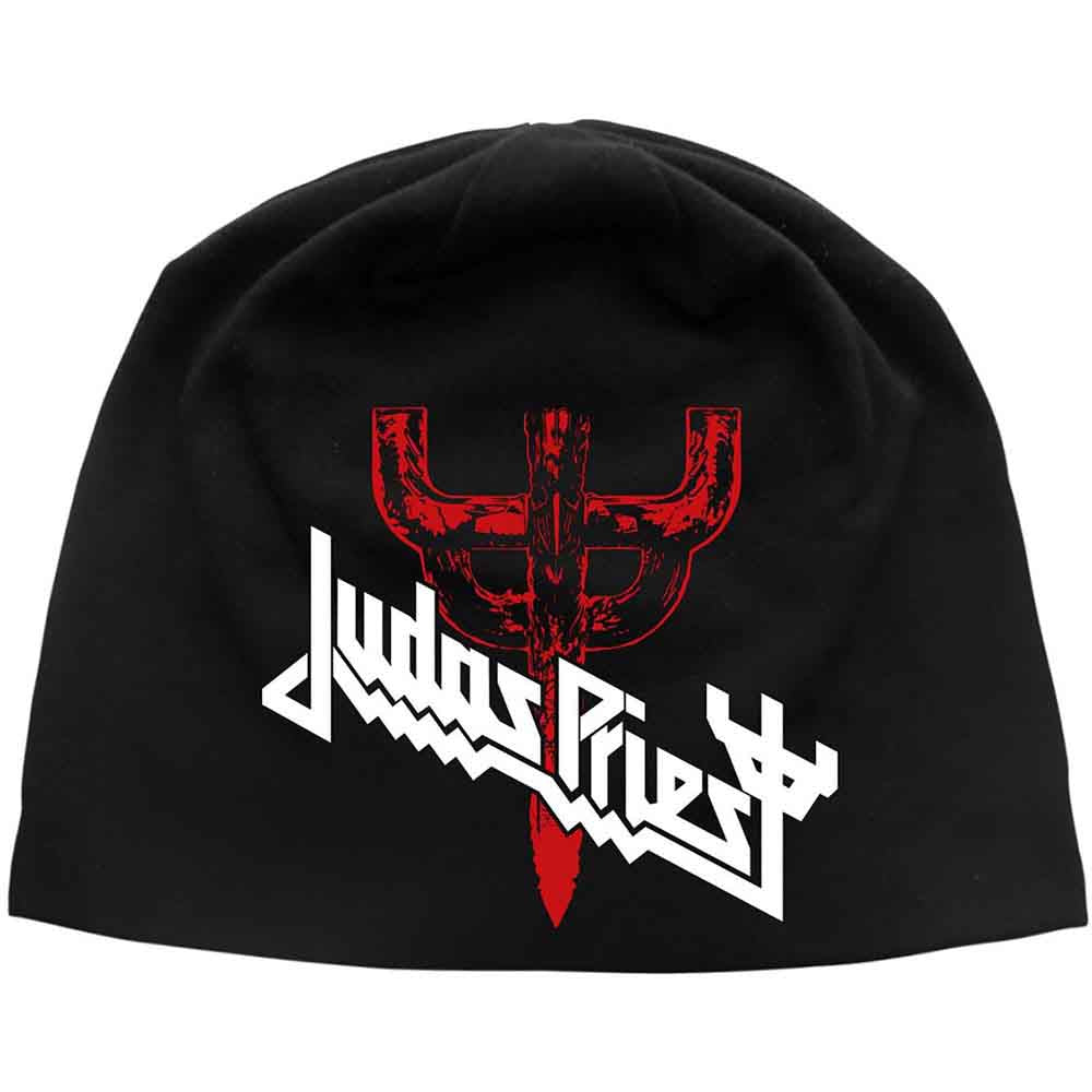 JUDAS PRIEST Attractive Beanie Hat, Logo &amp; Fork