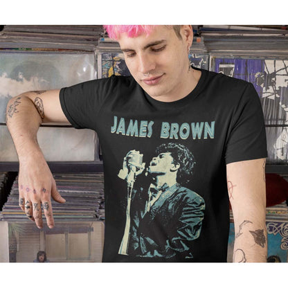 JAMES BROWN Eye-Catching T-Shirt, Singing