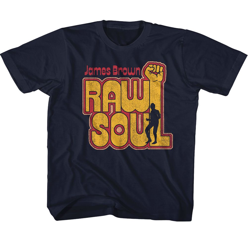 JAMES BROWN Eye-Catching T-Shirt, JAMES BROWN RAW SOUL