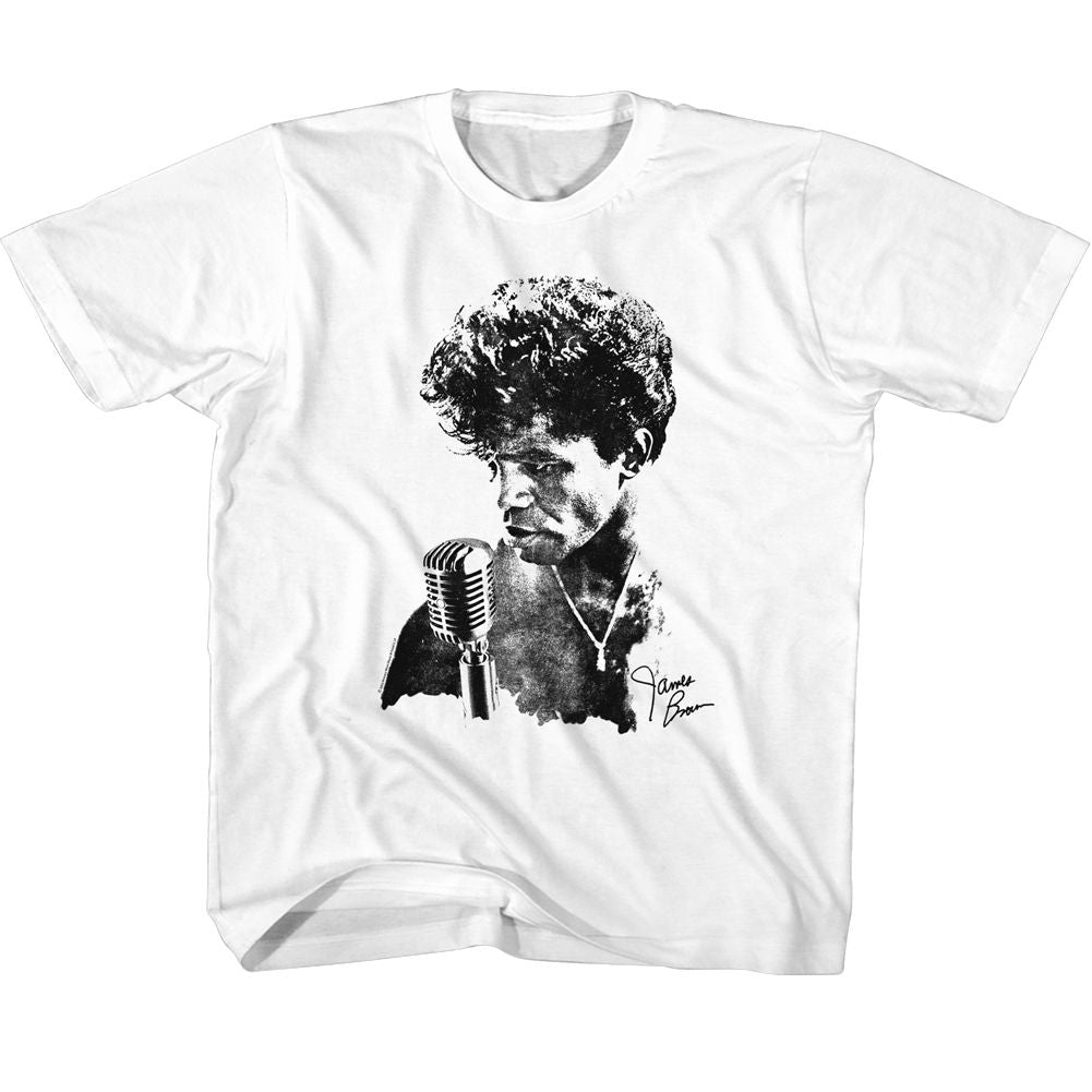 JAMES BROWN Eye-Catching T-Shirt, JAMES BROWN JB MICROPHONE