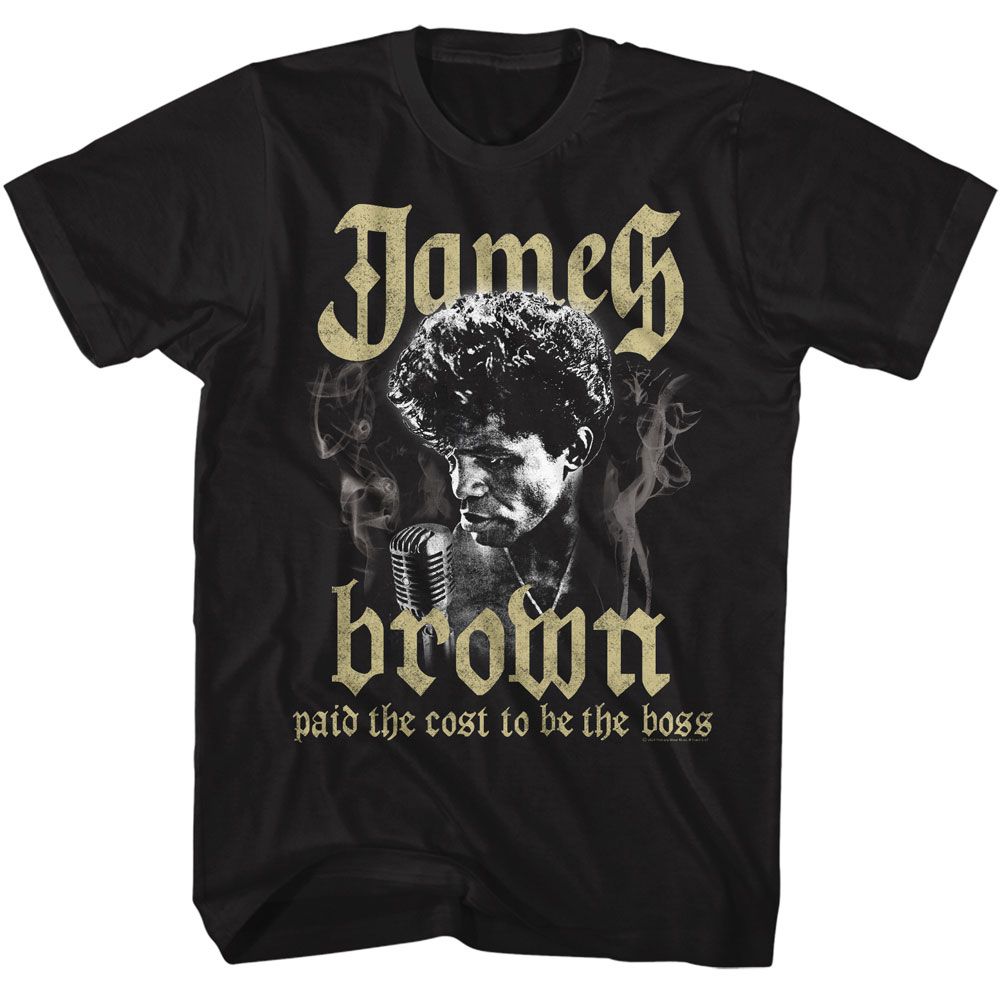 JAMES BROWN Eye-Catching T-Shirt, Cost to Be the Boss